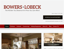Tablet Screenshot of bowersandlobeck.com